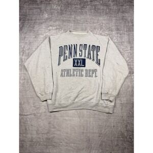 Vtg Penn State University Sweatshirt Mens Large Gray 90s Athletic Dept Crewneck